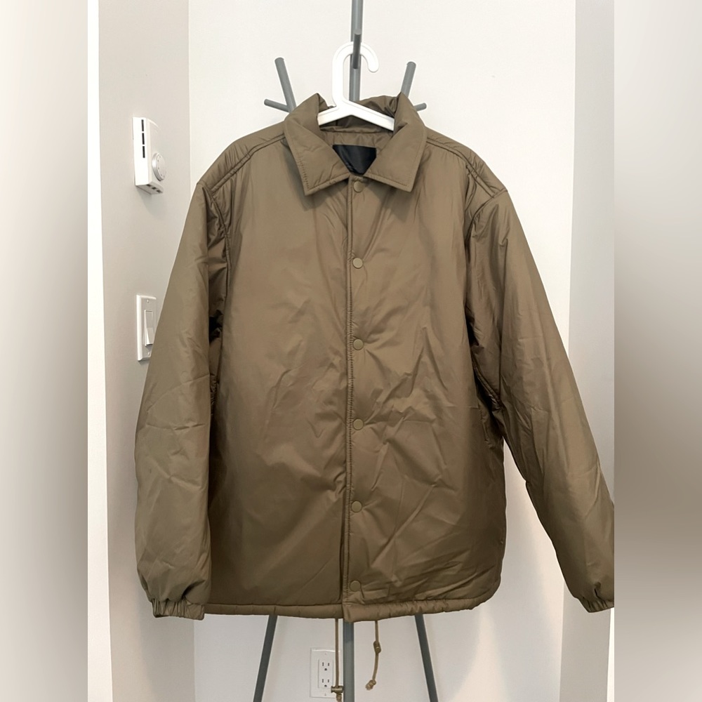 OAK + FORT Olive Green Warm Puffer